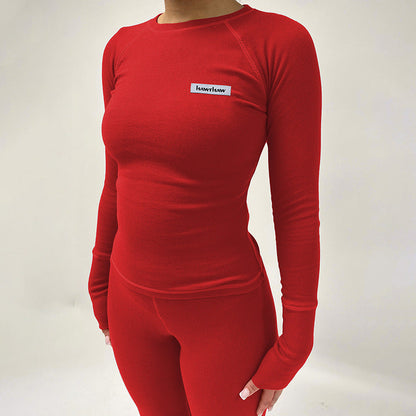 Trendy Sports Yoga Outfit with Long Sleeve Top and Pants