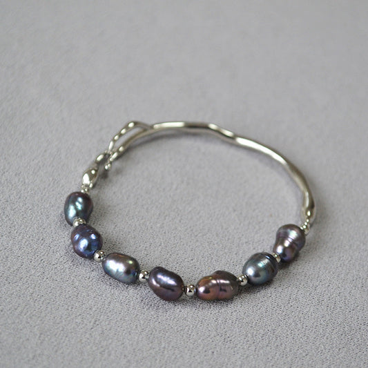 Baroque Pearl Gold Plated Irregular Bracelet