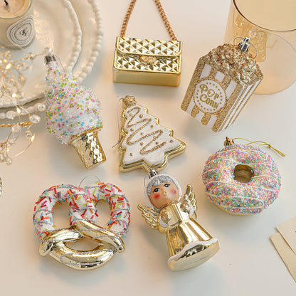 Sparkly Cartoon Charm Christmas Hanging Ornament