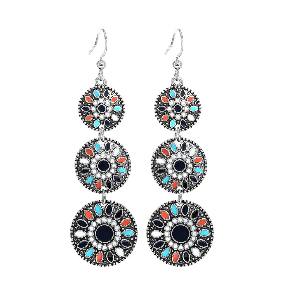 Trendy European & American Long Geometric Drop Earrings