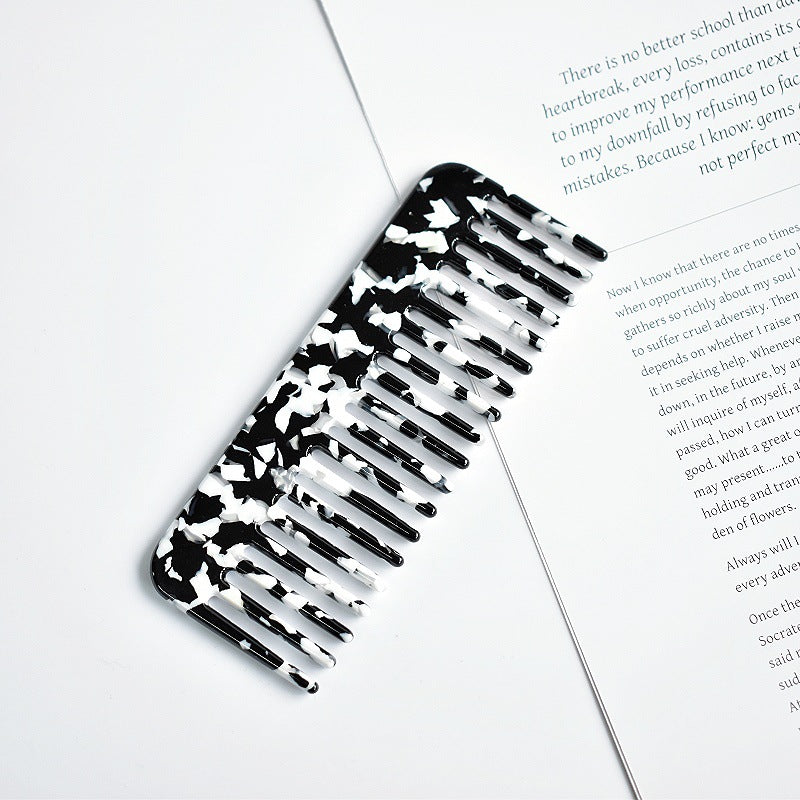 Acrylic Square Mini Portable Hair Combs