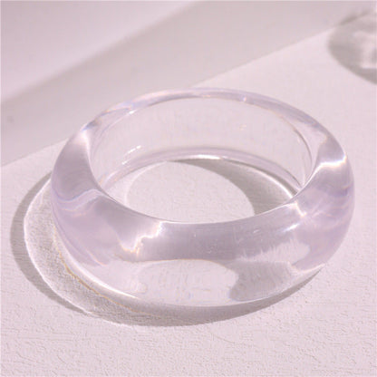 Round MarblingÂ Patterns Single Bracelets
