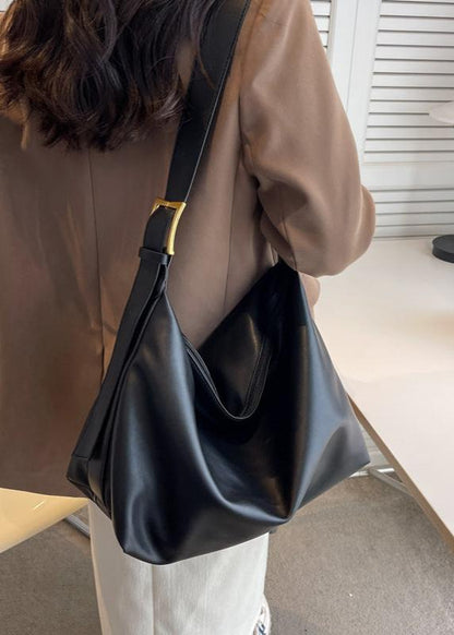 Oversized Hobo Bag Premium PU Material Crescent