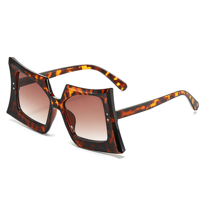 Trendy Square Frame Sunglasses Hip-Hop Style UV400 Protection
