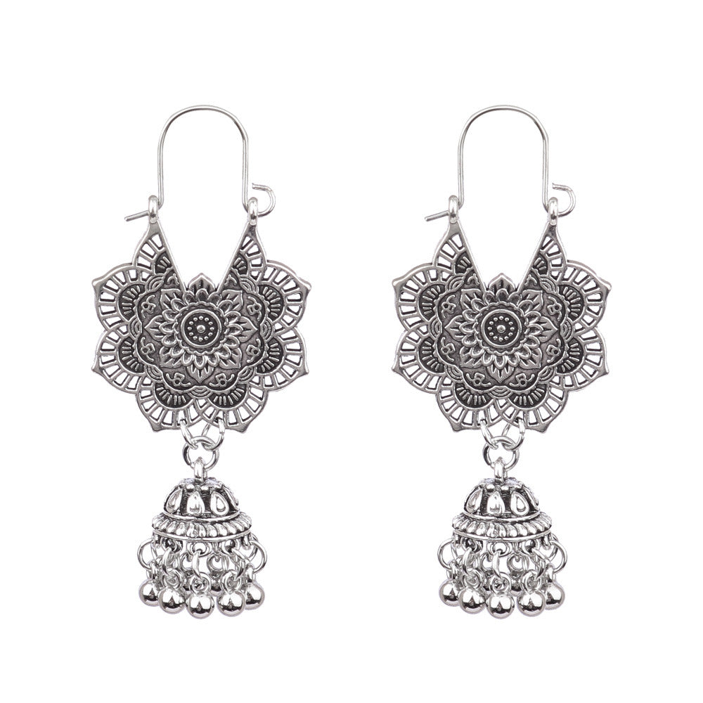 Fashionable Bohemian Long Earrings with Geometric Design