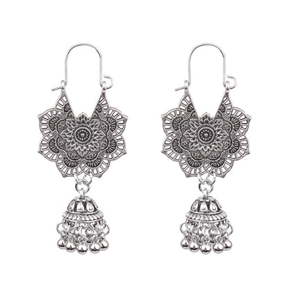 Fashionable Bohemian Long Earrings with Geometric Design