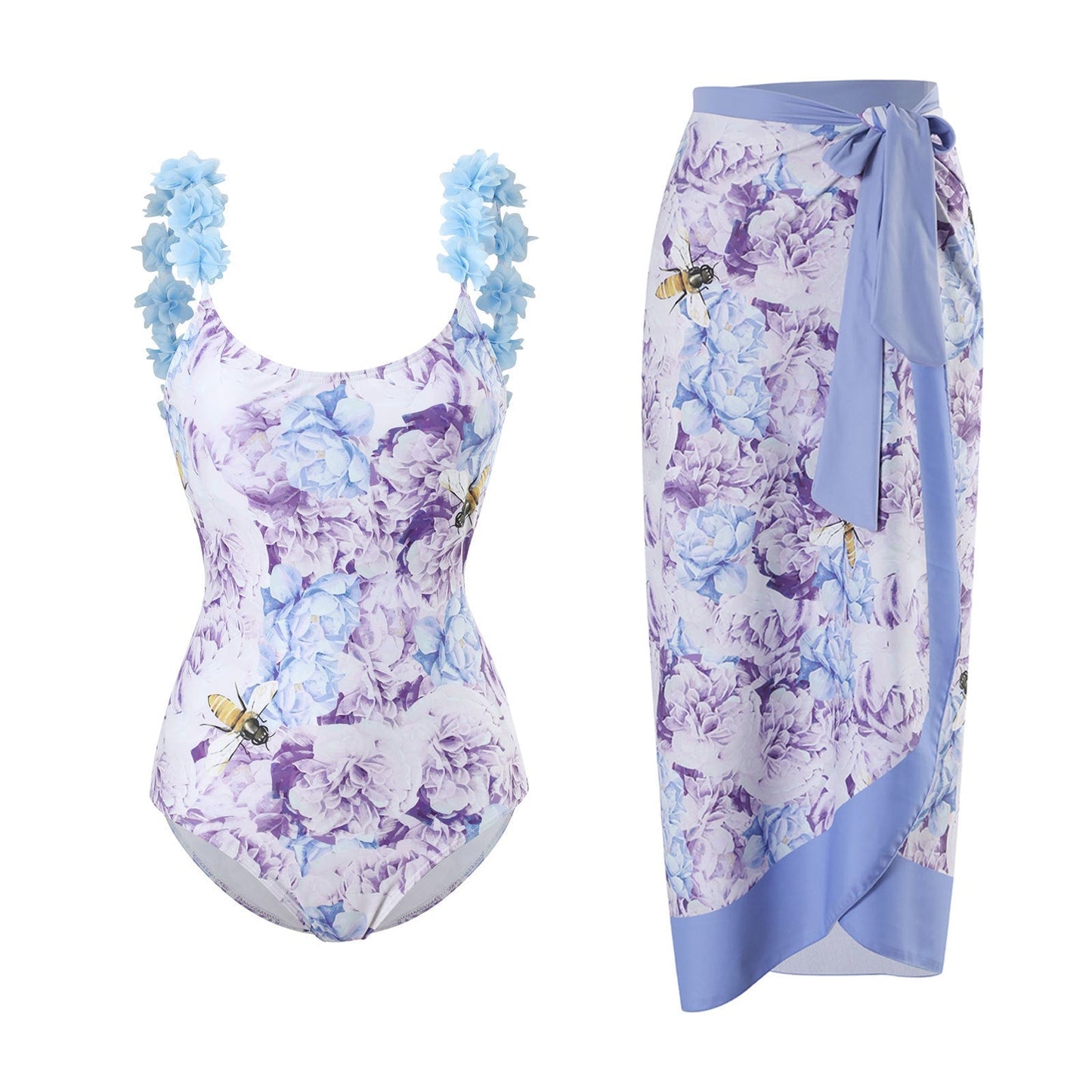 Ruffle Backless Swimwear String Cover