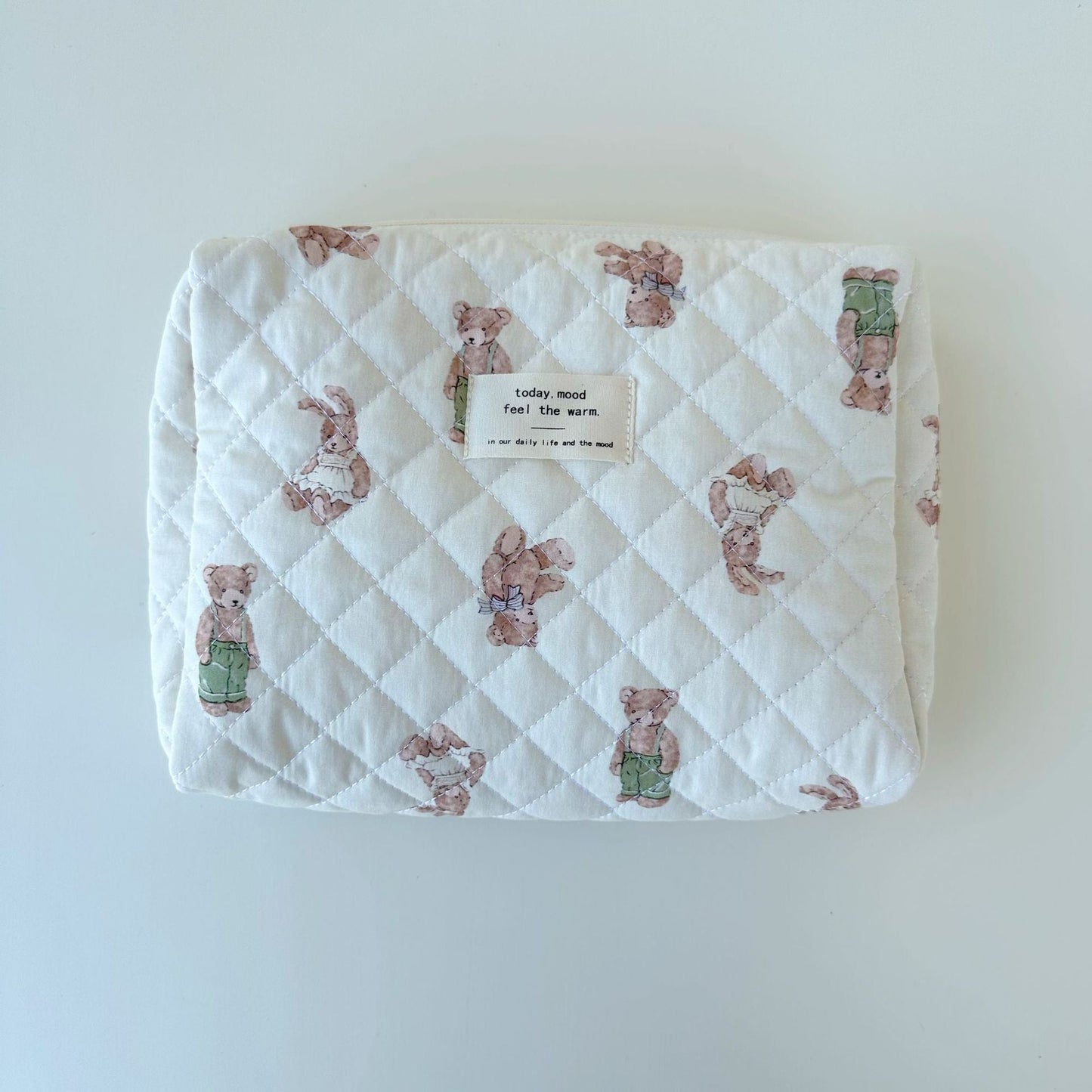 Flowal Print Simplle Make Up Bag