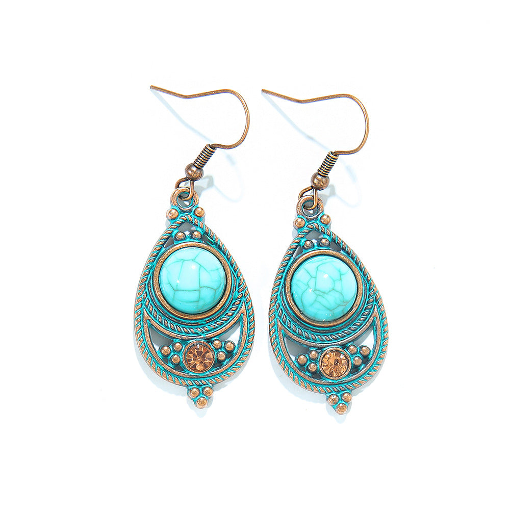 Bohemian Retro Tassel Earrings Vintage Style Travel Accessories