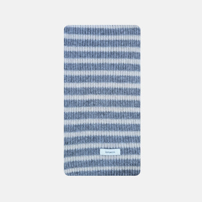Soft Striped Warm Winter Wool Scarf