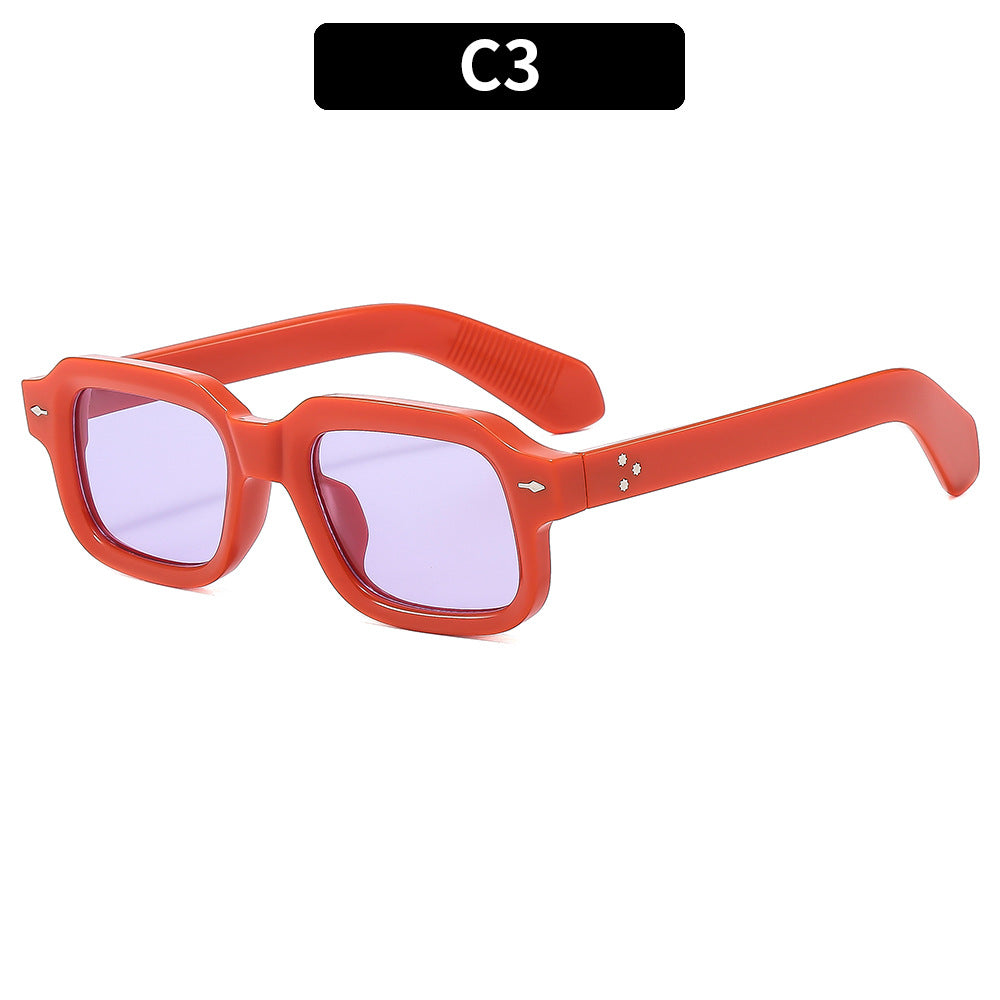 Fashionable Square Arrow Sunglasses Trendy Retro Unisex Shades