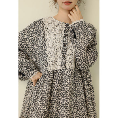Bohemian Floral Embroidered Maxi Dress Casual Style
