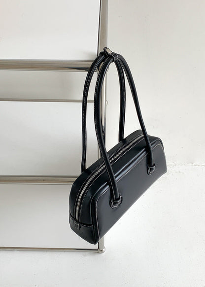 Mini Shoulder Bag Faux Leather Compact Style