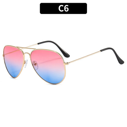 Retro Round Men's Sunglasses Classic Driving UV400 Protection