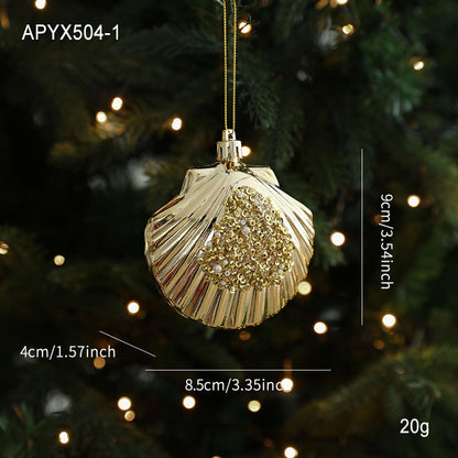 Sparkly Cartoon Charm Christmas Hanging Ornament