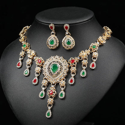 Exaggerated Statement Necklace Jewelry Set for Women