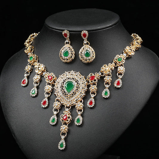 Exaggerated Statement Necklace Jewelry Set for Women