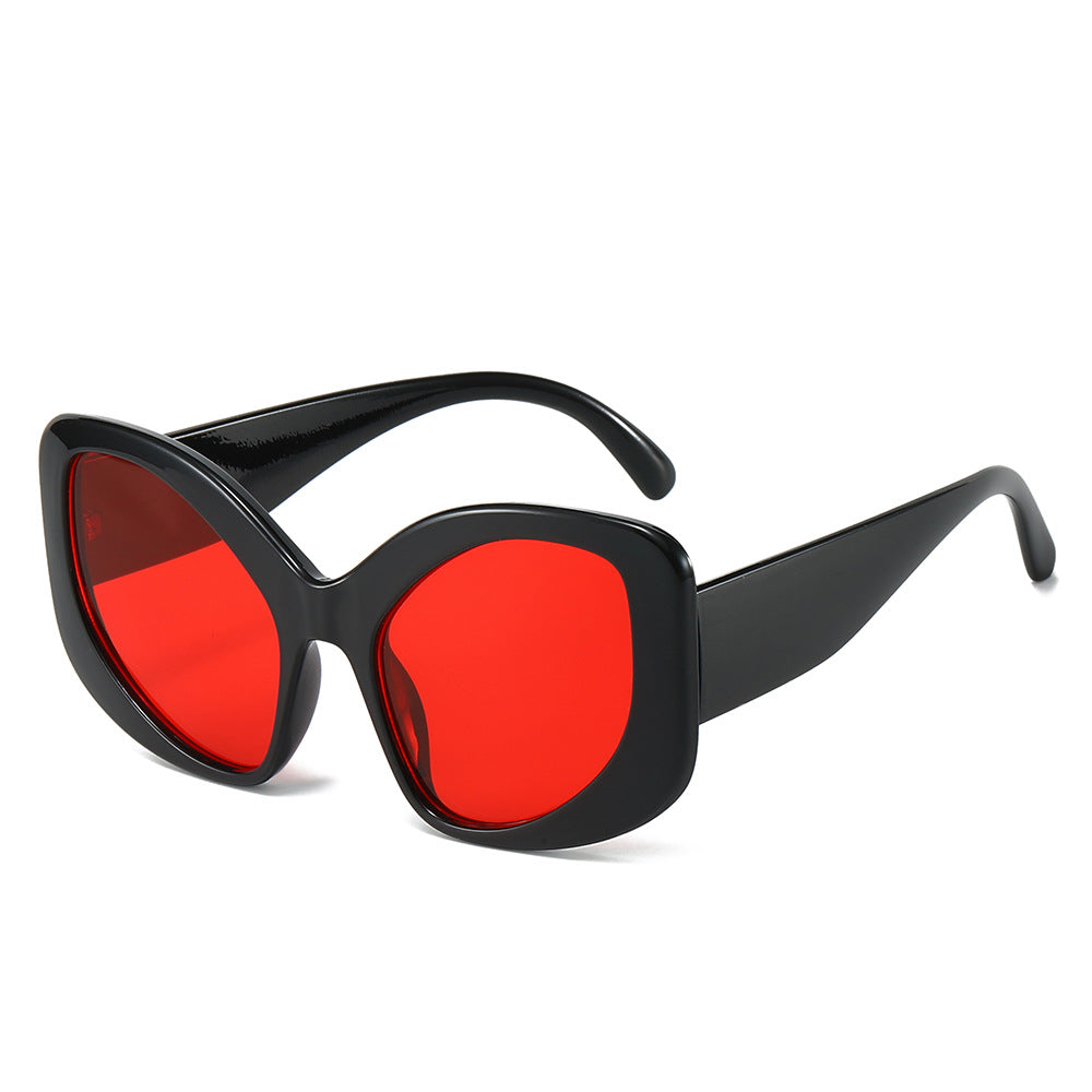Exaggerated Shape UV400 Sunglasses Trendy Cat Eye Shades