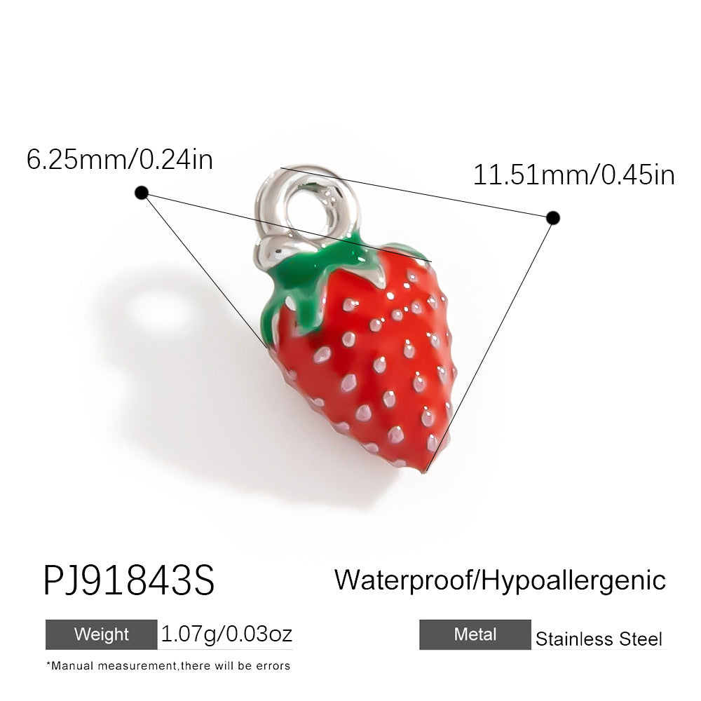 Mini Fruit Cartoon DIY Jewelry Accessories Handmade Necklace Bracelet