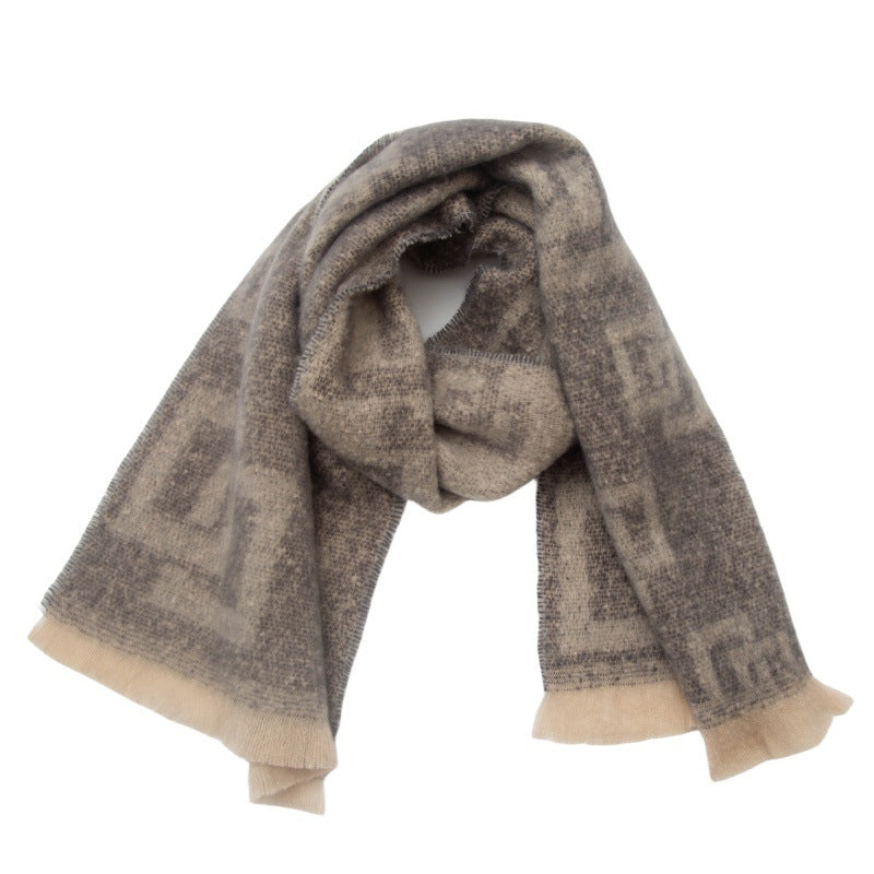 Plaid Vintage Print Scarves