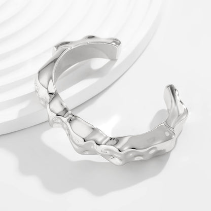 Fashionable Irregular CCB Bracelet Set for Casual Wear