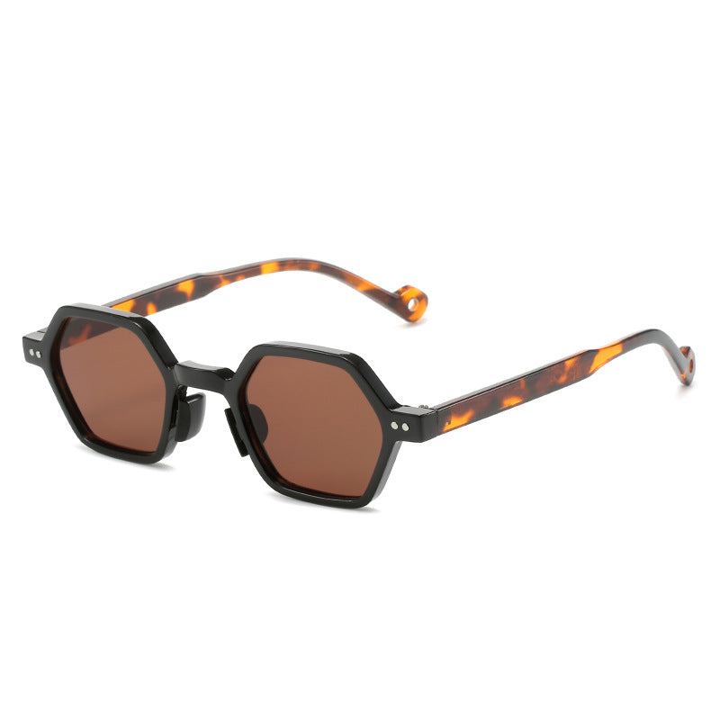 Trendy Polygon Sunglasses with UV400 Protection