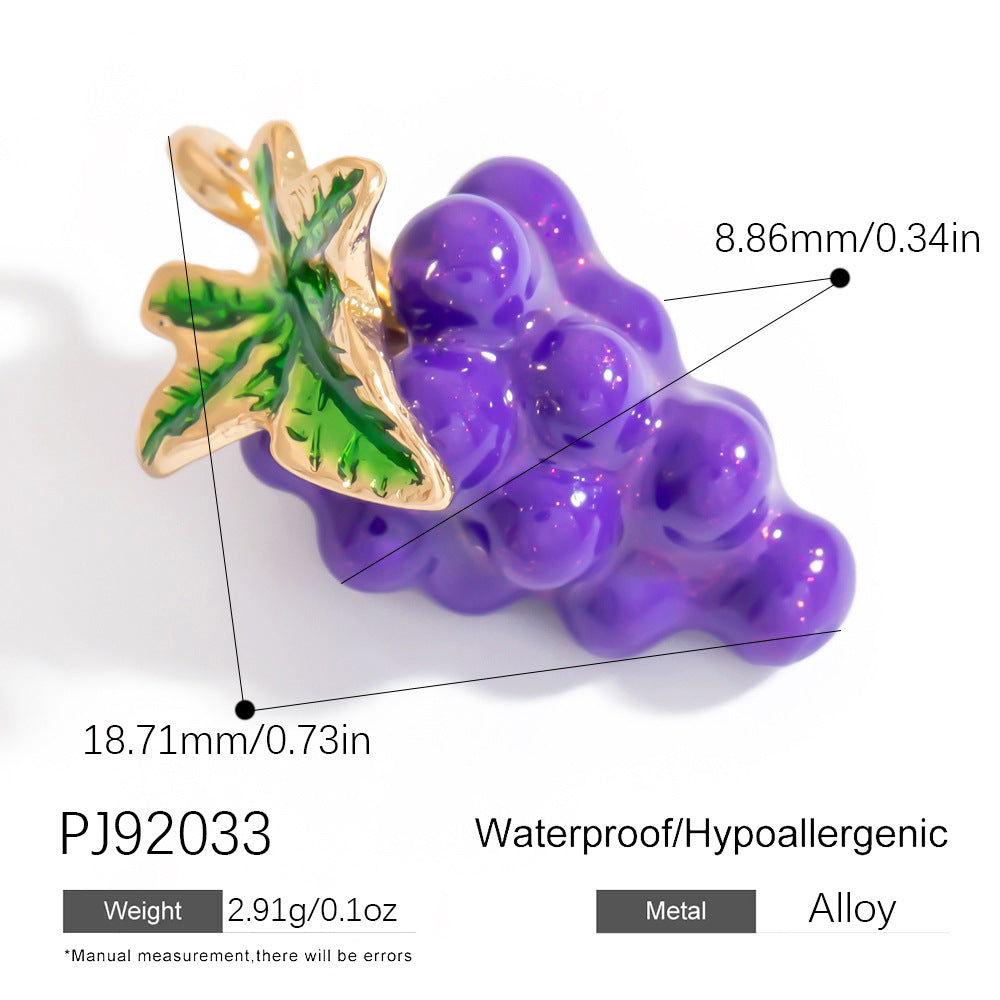 Mini Fruit Cartoon DIY Jewelry Accessories Handmade Necklace Bracelet