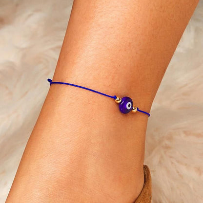 Bohemian Evil Eye Bracelets Set With Rhinestones