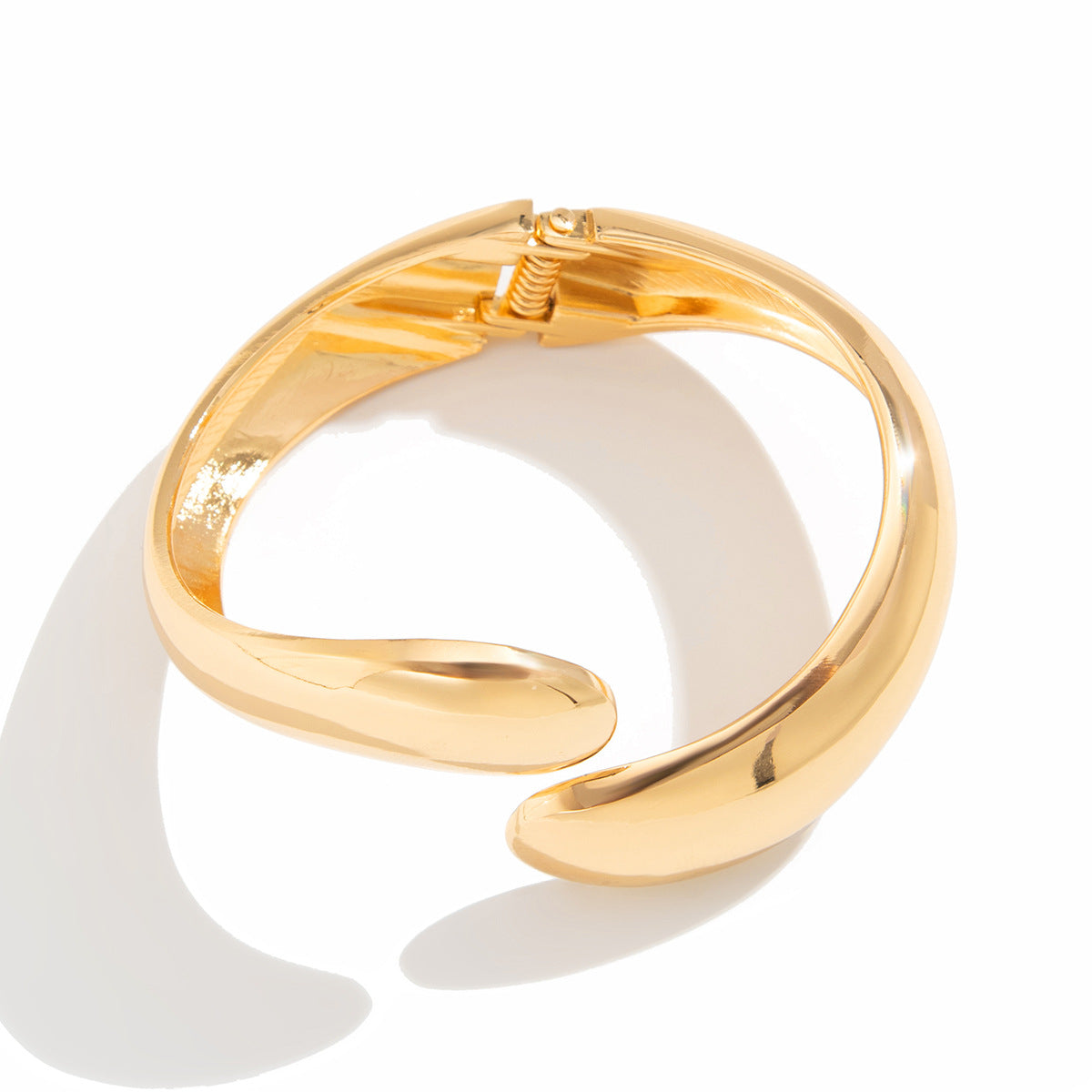Irregular Layered Alloy Bracelets Set with Water Drop Design