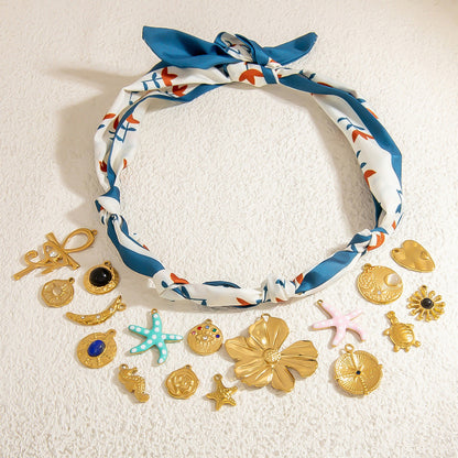 Stylish Floral Stainless Steel Necklace for Women