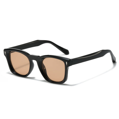 Stylish Square Sunglasses with Bullet Design for Men and Women