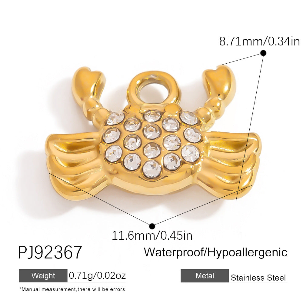 Cute DIY Stainless Steel Jewelry Accessories for Bracelets Necklaces Earrings