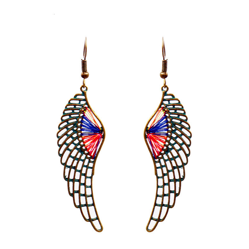Vintage Water Drop Earrings Handmade Alloy Fashion Jewelry