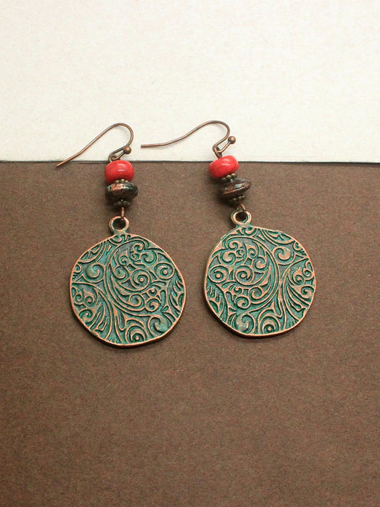 Retro National Temperament Earrings Goddess Jewelry Earrings Exaggerated Long Earrings