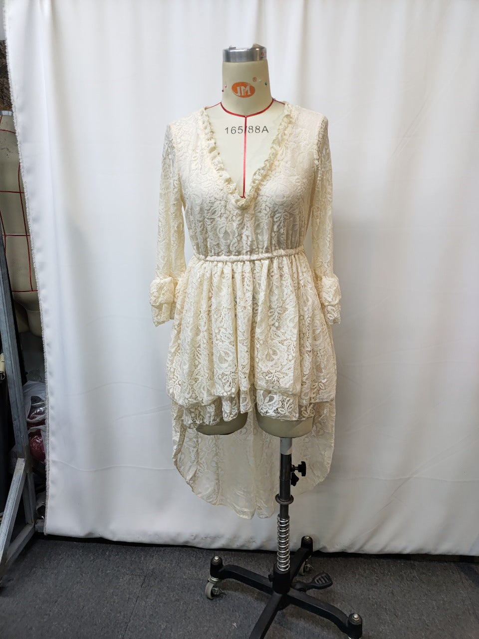 Floral Lace Fringe Vintage Midi Dress for Festivals