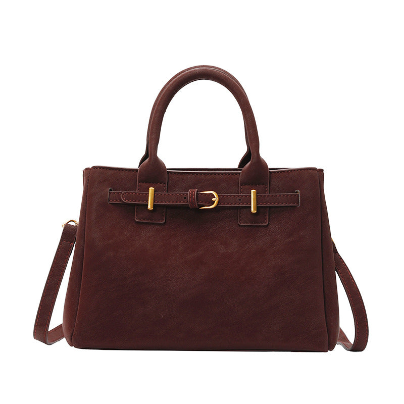 Trendy Tote Bag with Belt Detail Designed for Commuting