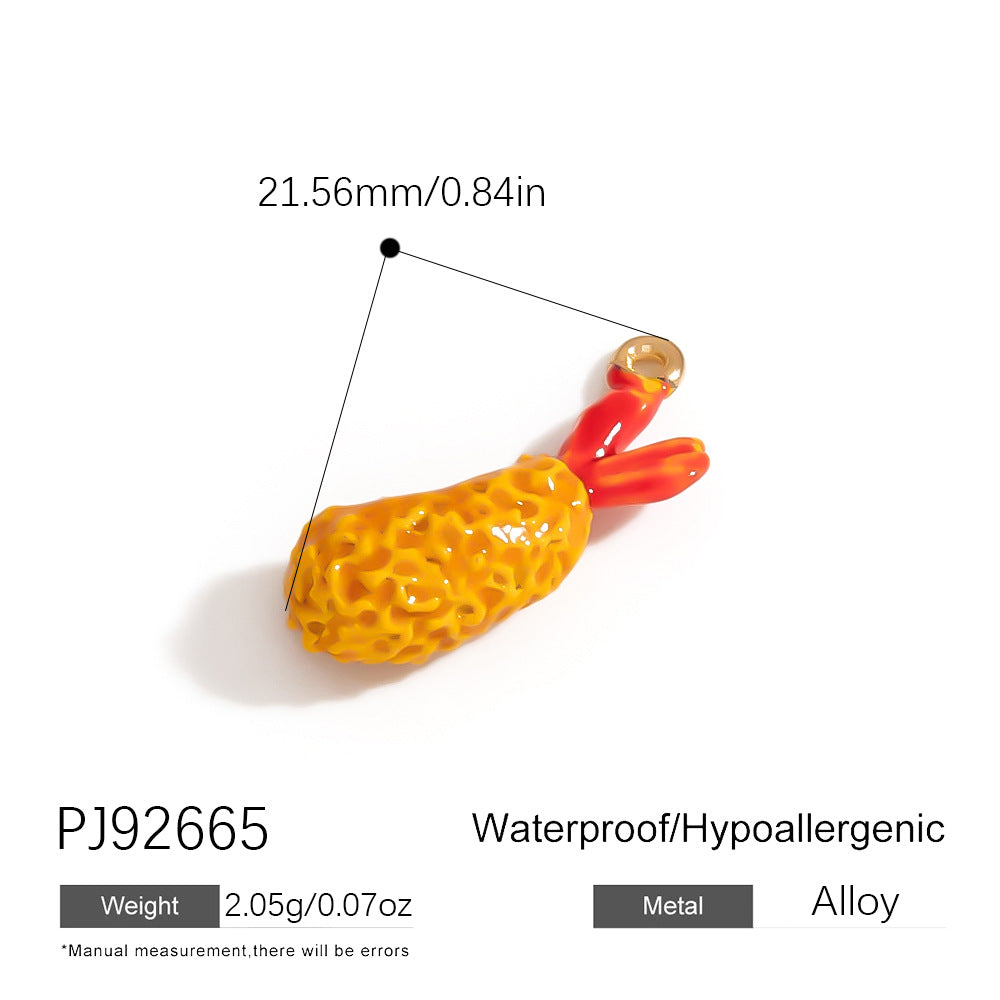 Alloy DIY Cartoon Car Pendant Droplet Decor
