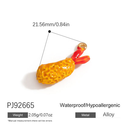 Alloy DIY Cartoon Car Pendant Droplet Decor