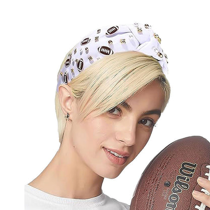 Fashion Pearl Headband Trendy Wide Fabric Hair Accessory