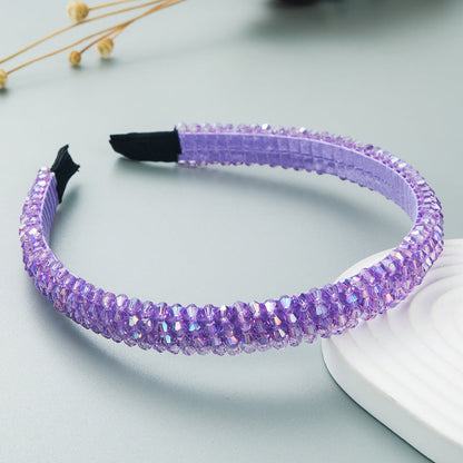 Woven Crystal Headband for Women Stylish Chic Hair Accessory
