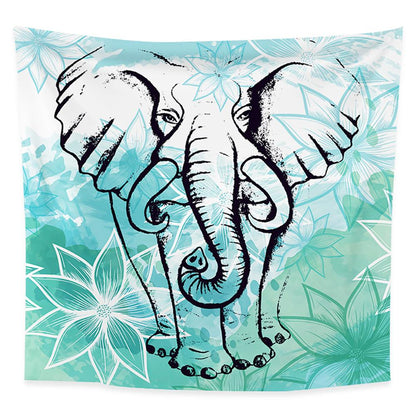 Datura Moon Sun Bohemian Background Cloth Bedroom Home Hanging Cloth Tapestry