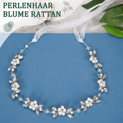 Pearl Soft Chain Headband Bridal Hair Ornament