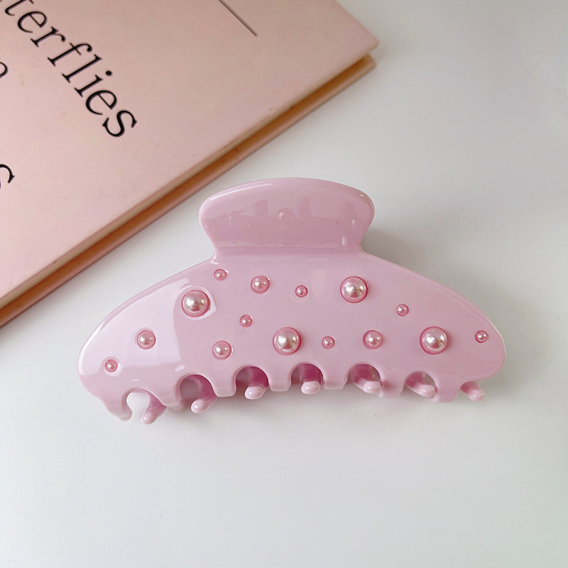 2+Pink Bow Knot Sweet Cute Hair Claws