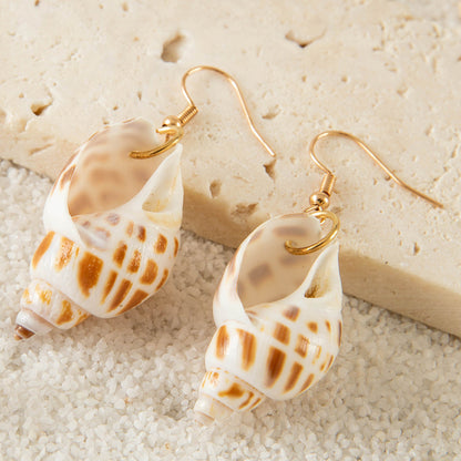Bohemian Shell Starfish Drop Earrings Holiday Beach Set