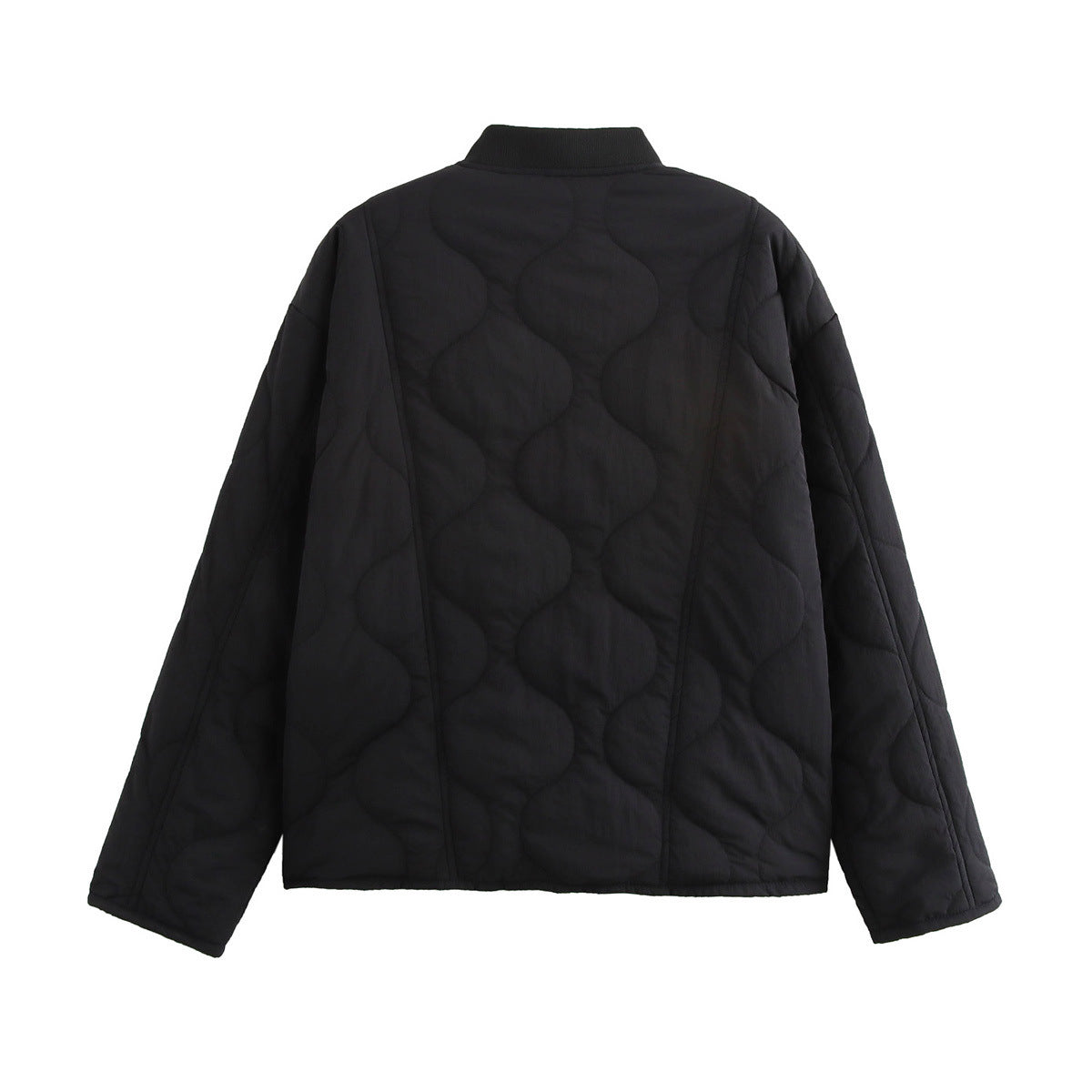 Casual Quilted Button Down Padded Coat