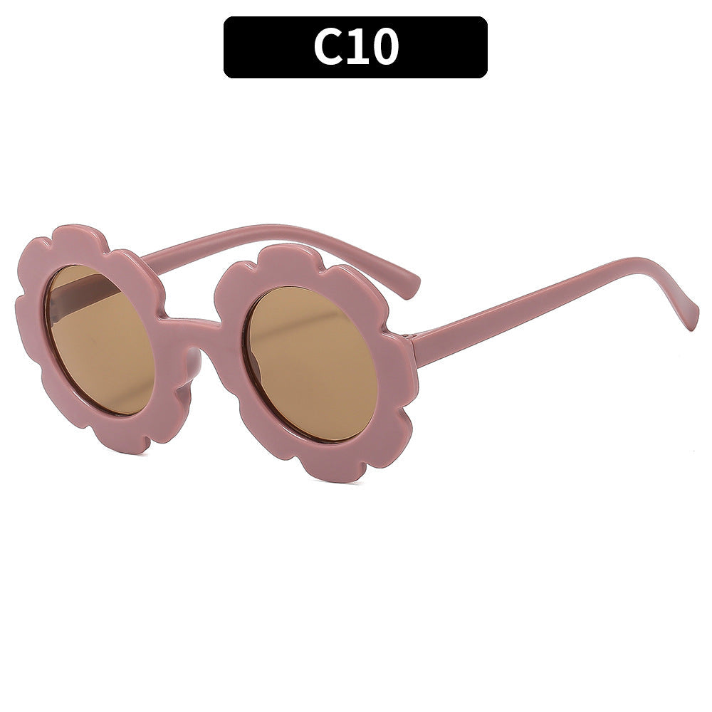 Colorful Children’s Classic Sunflower Sunglasses Cute UV Protection
