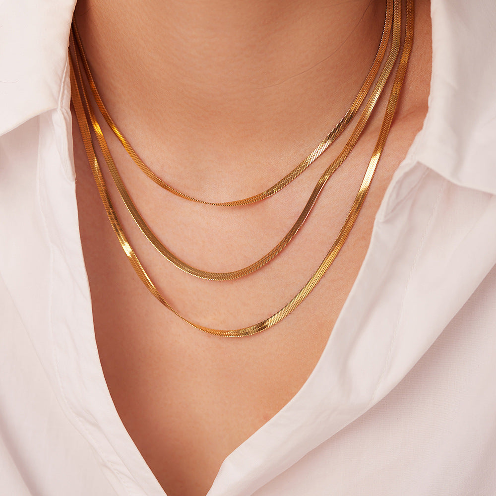 Triangle Layered Vintage Simple Necklace