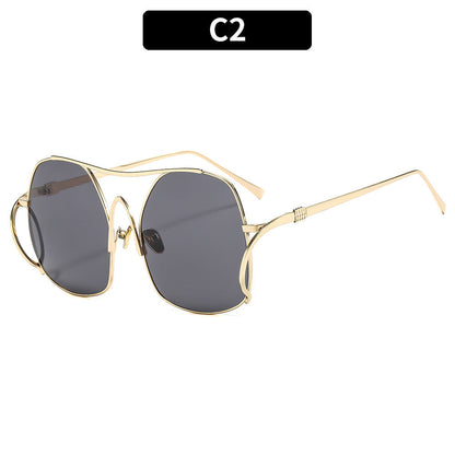 Fashionable Oversized UV400 Sunglasses for Men and Women