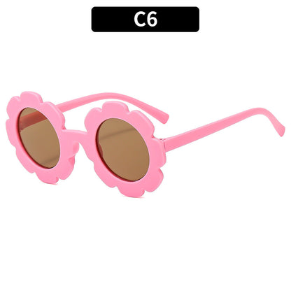 Colorful Children’s Classic Sunflower Sunglasses Cute UV Protection