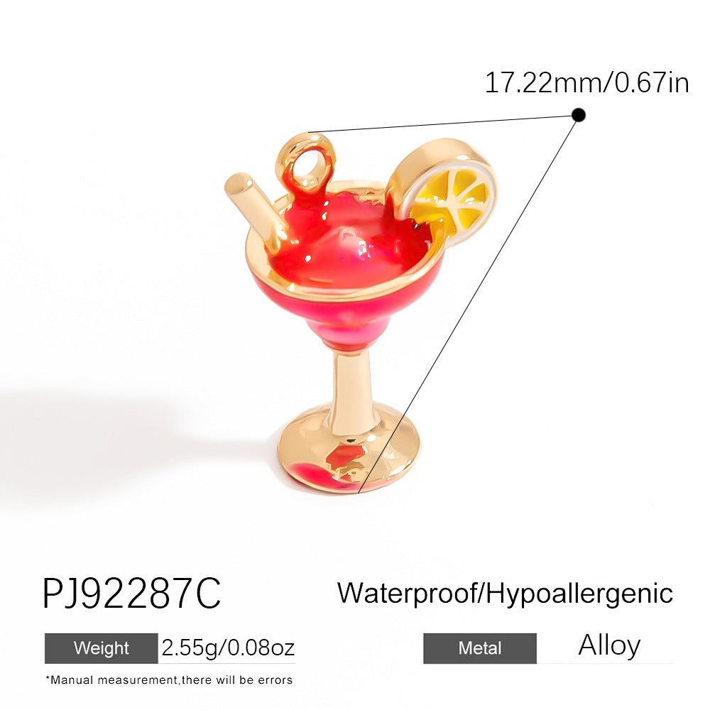 Stainless Steel DIY Jewelry Accessories Cute Charm Pendant